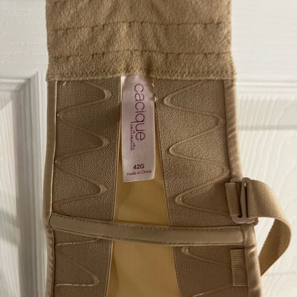 Cacique Multi-Way Strapless Bra in Café 42G - Picture 2 of 4